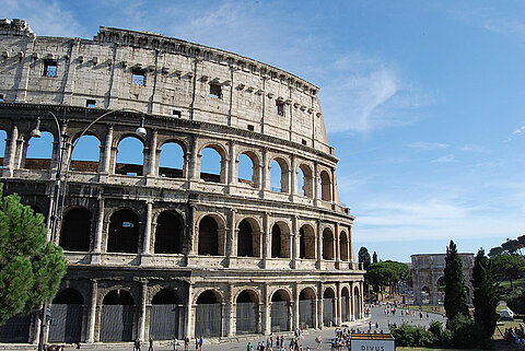 Das Colosseum in Rom, Italien