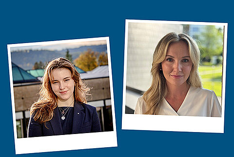 Elisabeth Boll und Aline Gehri Portraitmotive von Elisabeth Boll (Inhaberfamilie von Streck Transport) und Aline Gehri (Niederlassungsleitung Lörrach)